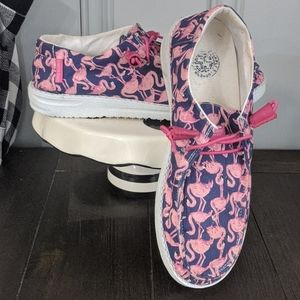 Simply Southern flamingo shoes